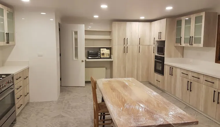 Remodelación de cocina, Fundo El Álamo, Camarico