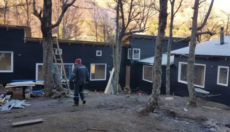 Lodge Lago Largo, obra nueva, Cerro Castillo, comuna de Coyhaique, XI Región